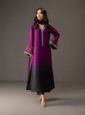 3 Piece Unstitched Embroidered and Printed SIlk Suit 226