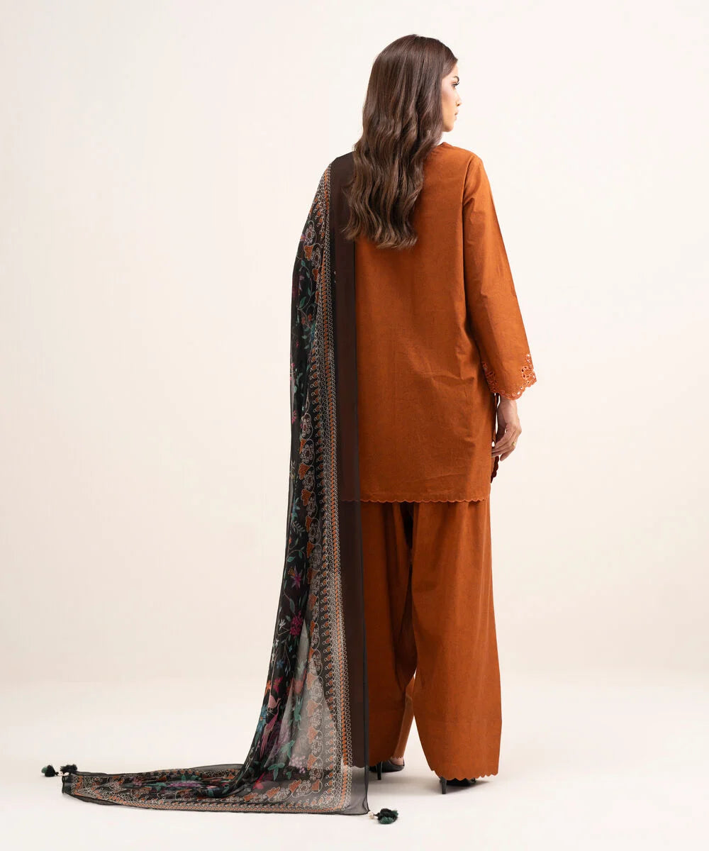 SAPPHIRE - 3 Piece Embroidered Lawn Suit - A440