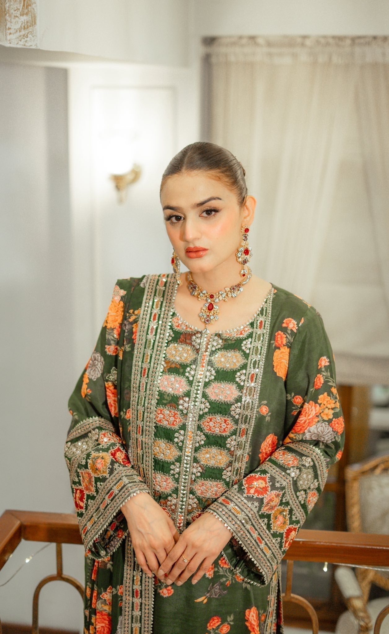 Aneelas Luxury Silk 3 Piece Unstitched 262