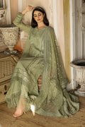 3 Piece Embroidered Lawn Shirt with Embroidered Organza Dupatta SN 60