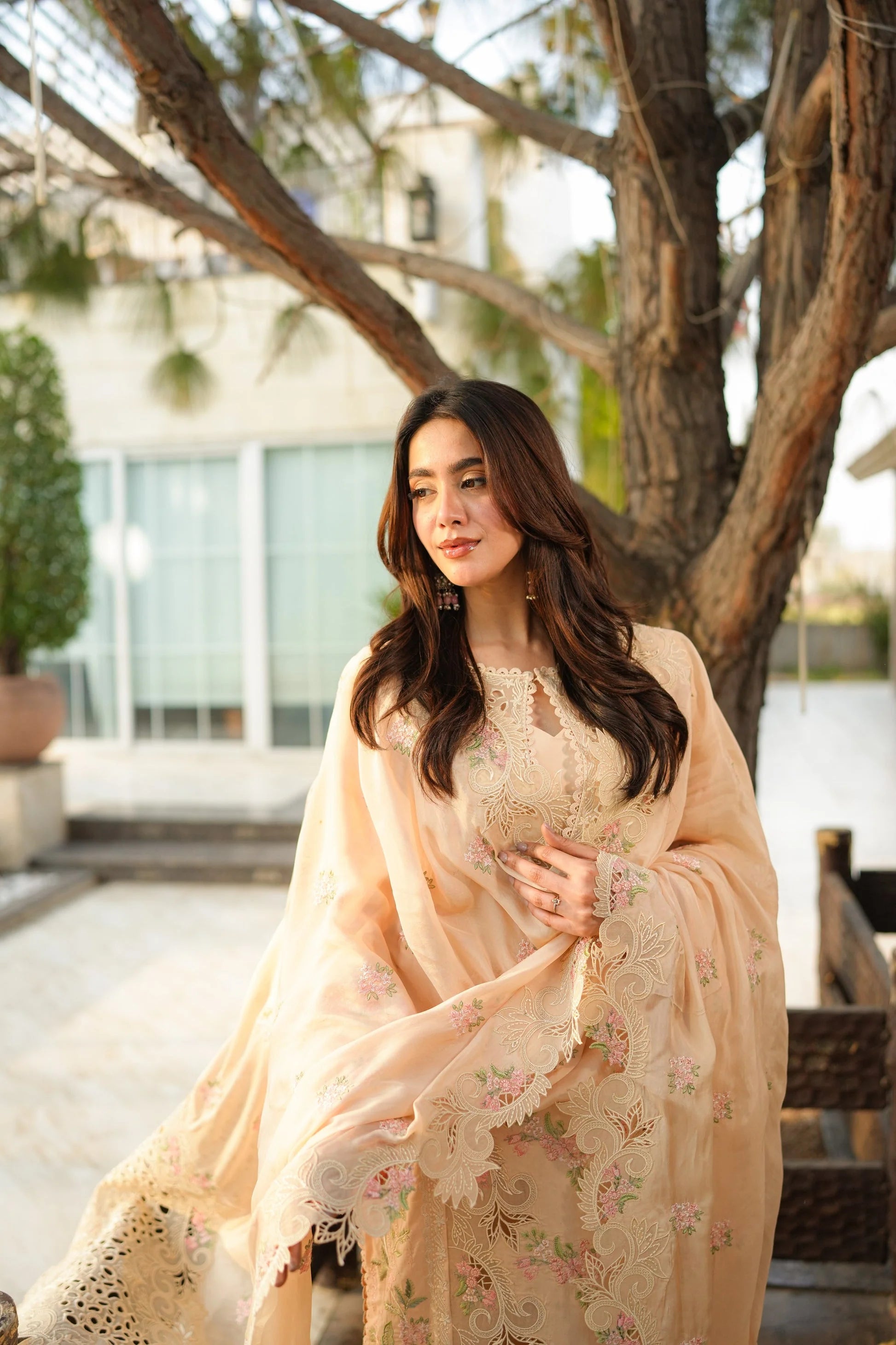 Aneelas - 3pc Embroidered Unstitched Signature Lawn - A3631