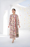 3 Piece Digital Printed Lawn Shirt with Lawn Dupatta BQ 409