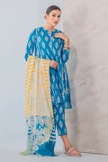 3 Piece Printed Lawn Shirt with Printed Monar Dupatta CH144