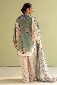 3Pc Digital Printed Lawn Shirt with Printed Dupatta CO 496